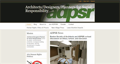 Desktop Screenshot of adpsr.org